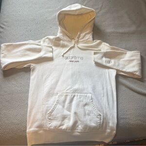 Supreme White Hoodie